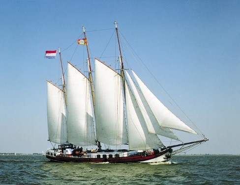 Zeilen op het IJsselmeer